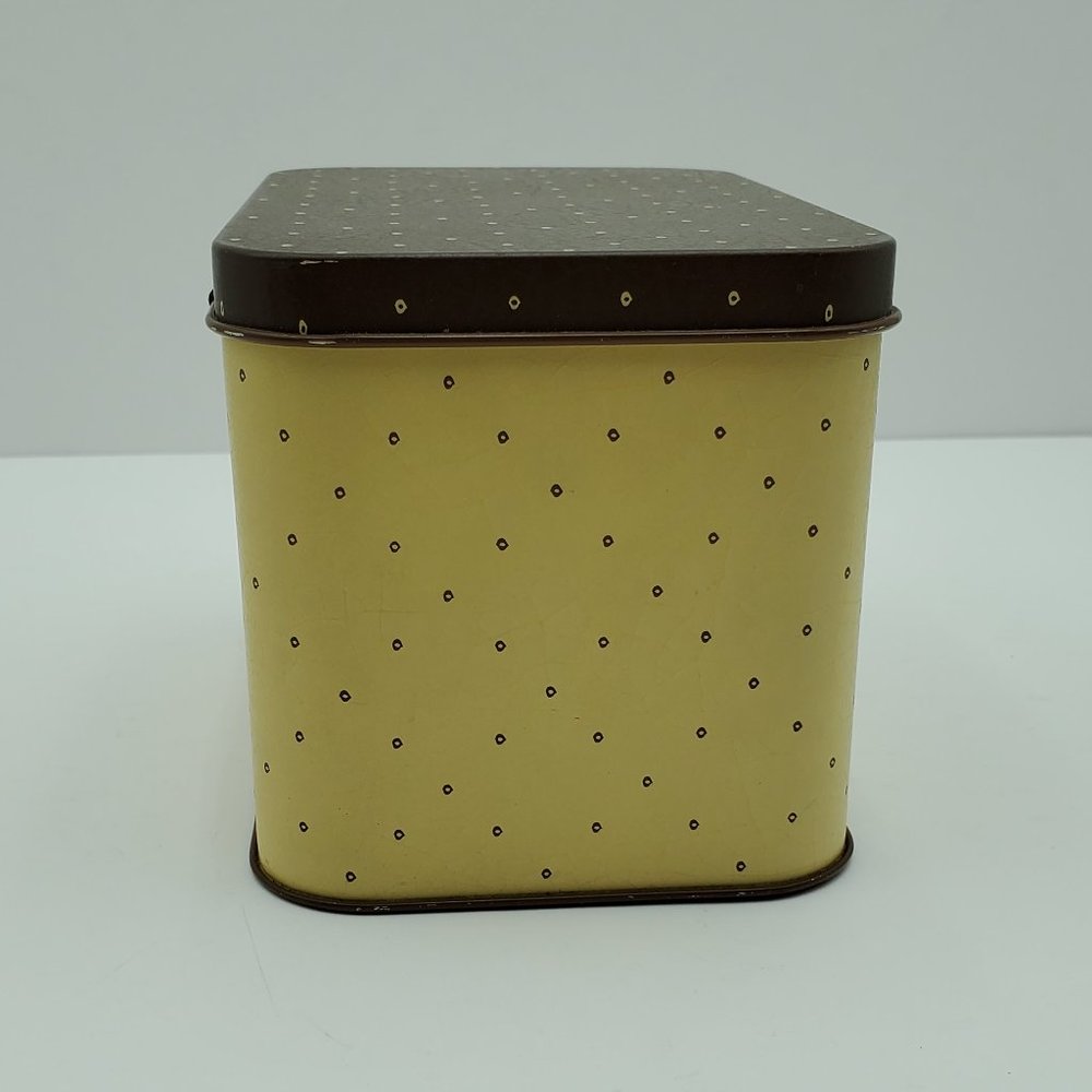 Pfaltzgraff Village Metal Recipe Card Holder Tin Box Cookie Candy Tea Tin - Picture 4 of 8